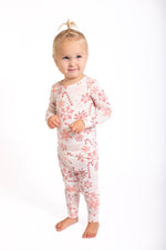My First Candy Cane: Toddler Bamboo Pajamas by Rayn’s Tiny Stitches