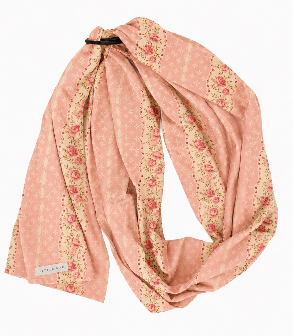 Pink Rose Ring Sling Carrier by Little Mae & Co