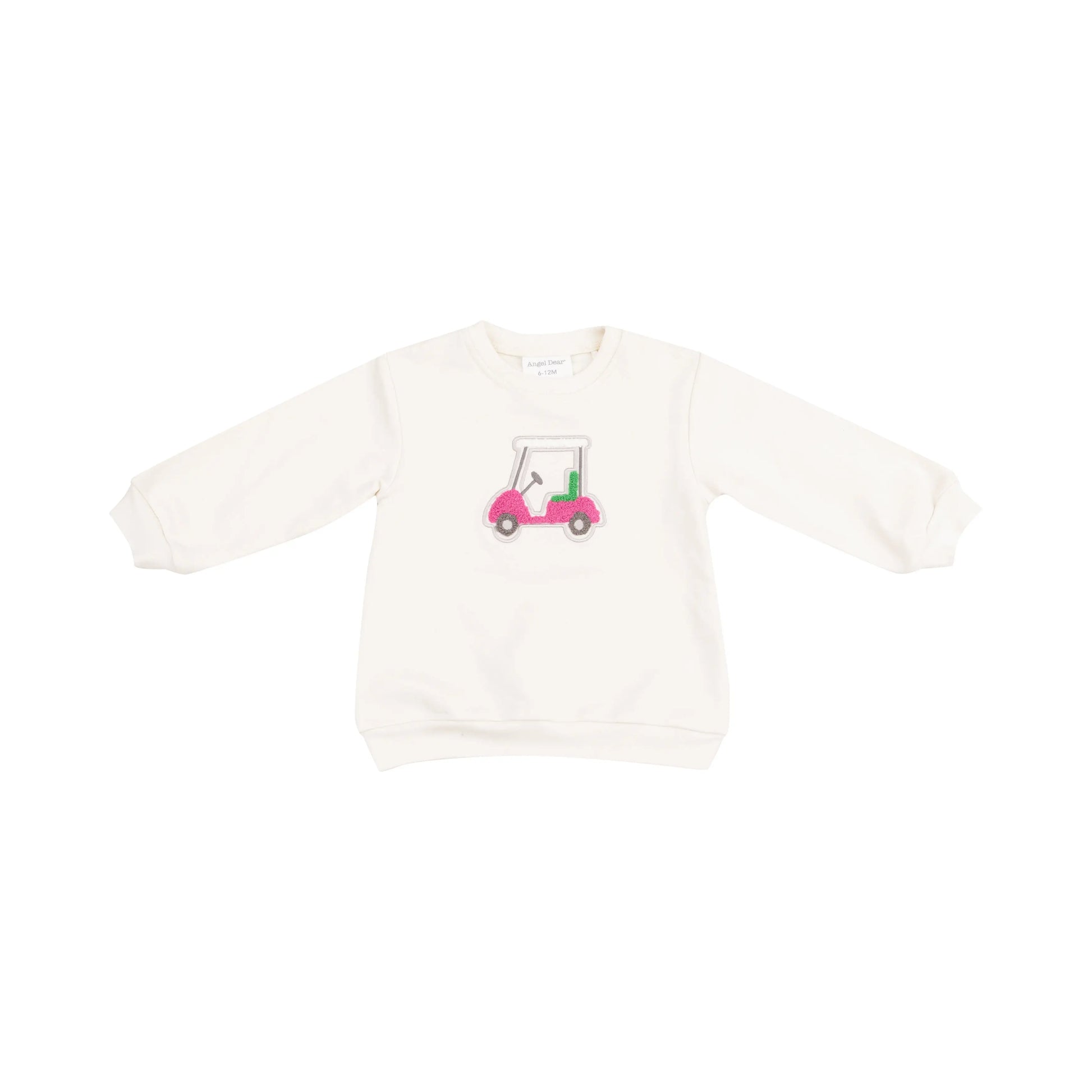 Oversize Sweatshirt With Applique Golf Cart French Terry Angel Dear