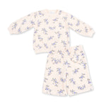 Sweet Hanna Floral Velour - Oversized Sweatshirt and Wide Leg Pant by Angel Dear