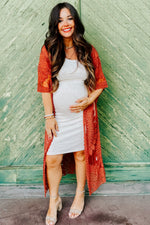 Sleeveless Ruched Fitted Maternity Dress by PinkBlush