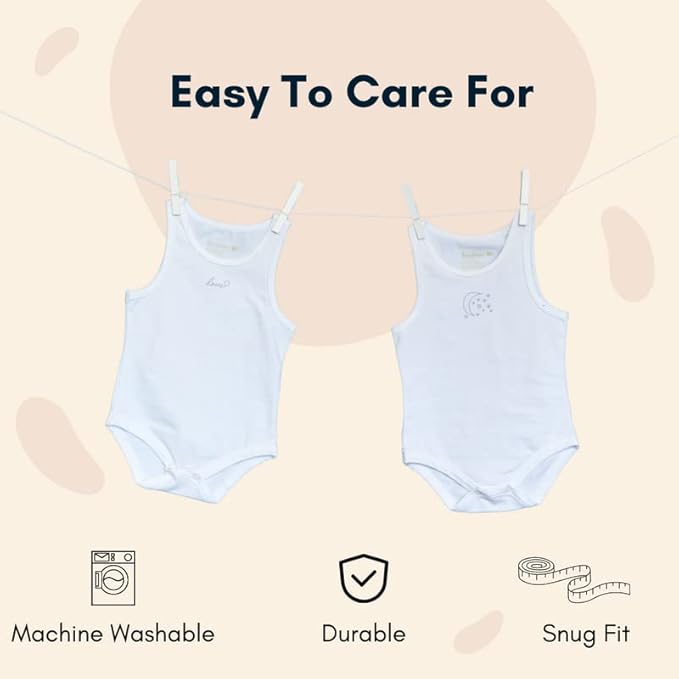 Feathers USA Baby Onepiece Bodysuit Tagless Comfort for Newborns by Feathers USA at Everetts Place