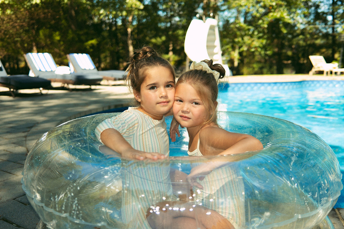 Stripe Swim Dress by Crew Kids NY at Everetts Place