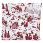 Holiday Toile Ribbed Bamboo Swaddle by Mebie Baby