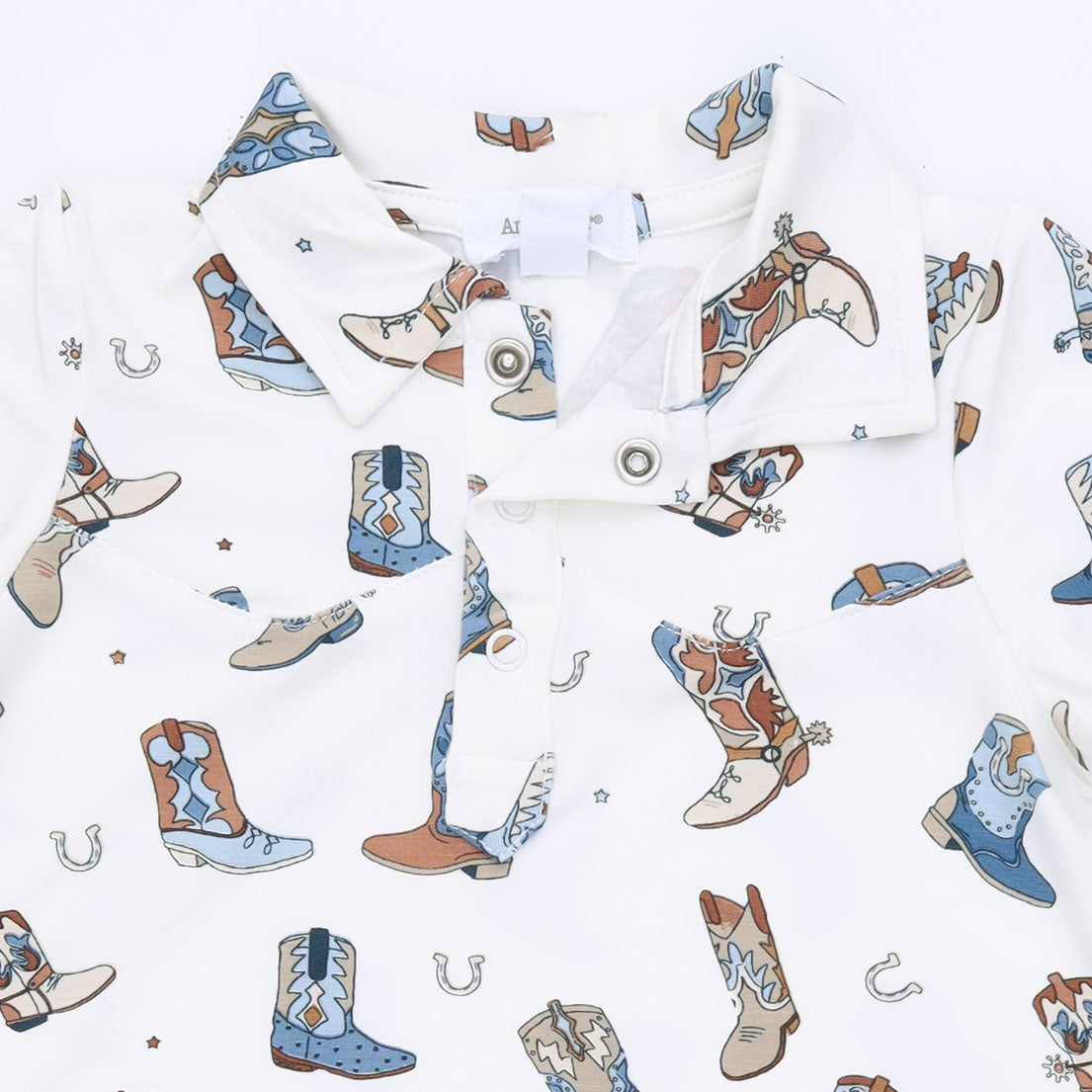 Viscose from Bamboo Romper - Buckaroo Boots by Angel Dear (view 4 of 5)
