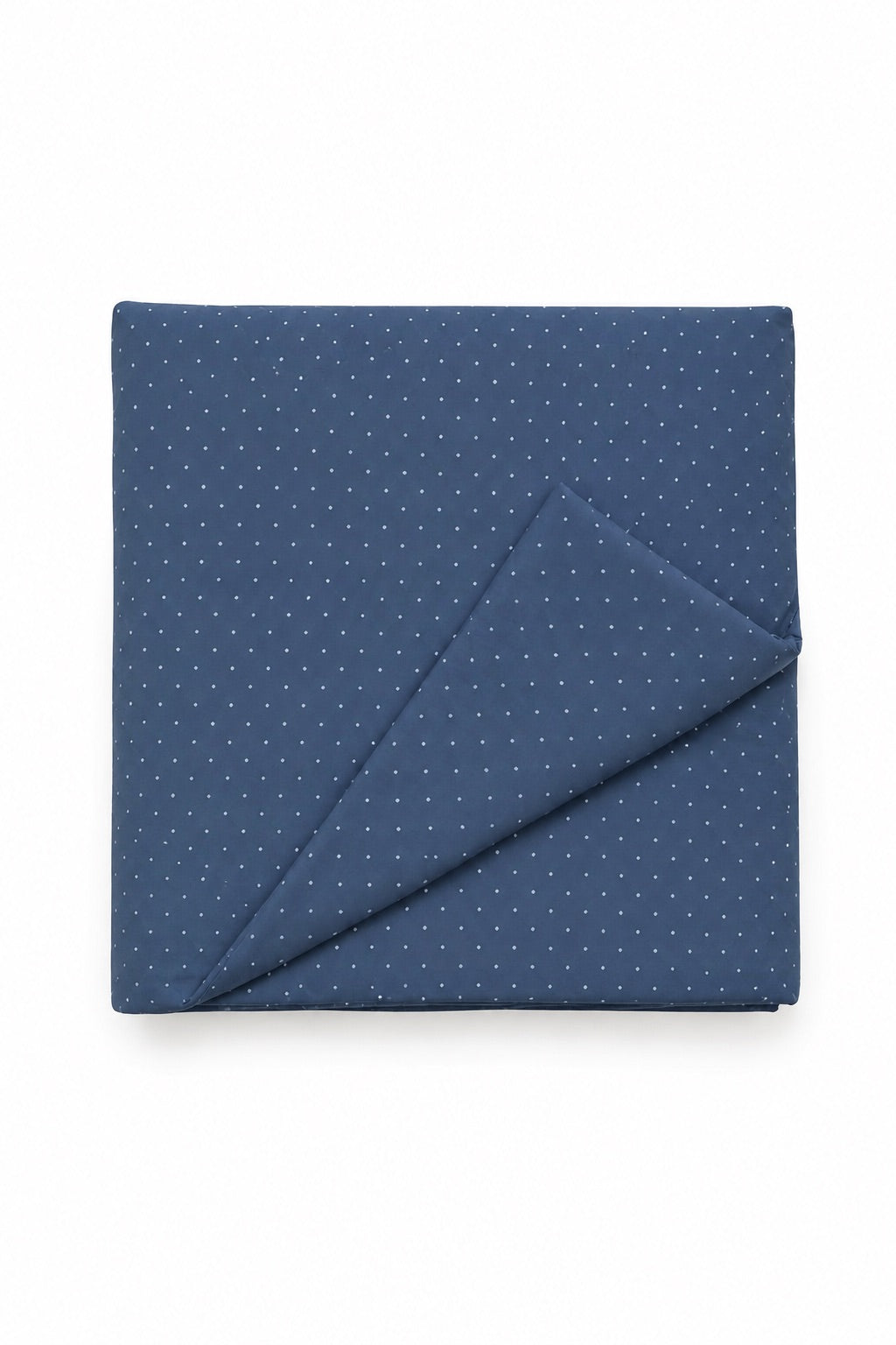 Denim Dot Crib Quilted Blanket by Little Mae & Co