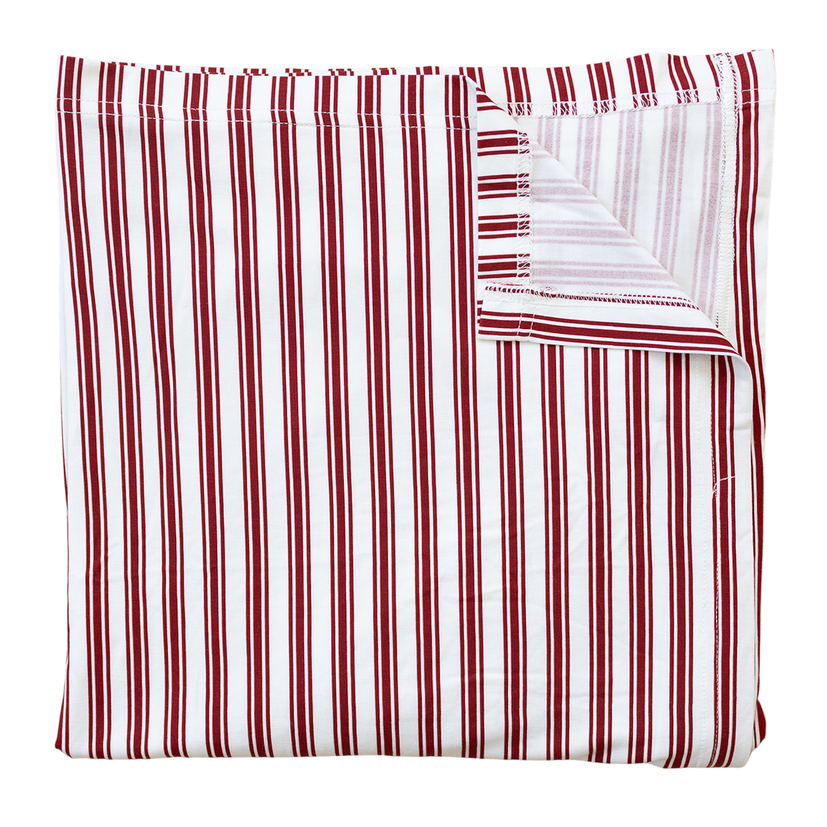 Red Stripe Bamboo Swaddle by Mebie Baby