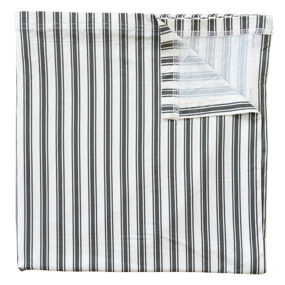 Green Stripe Bamboo Swaddle by Mebie Baby