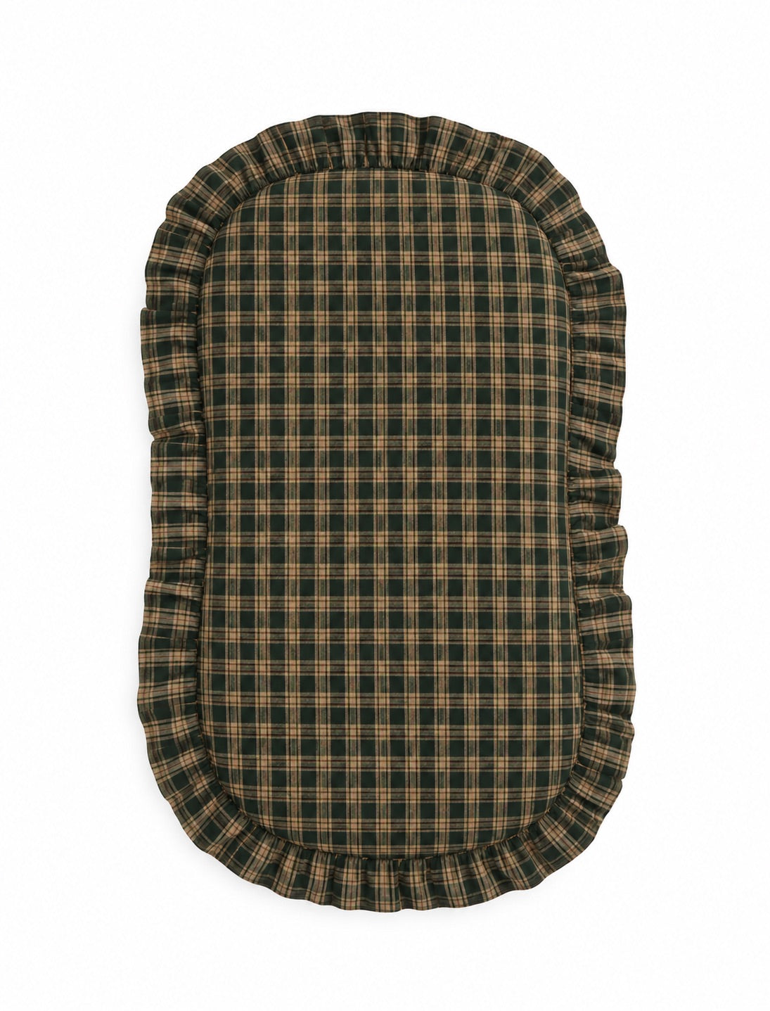 Green Plaid Baby Lounger Cover by Little Mae & Co (view 1 of 2)