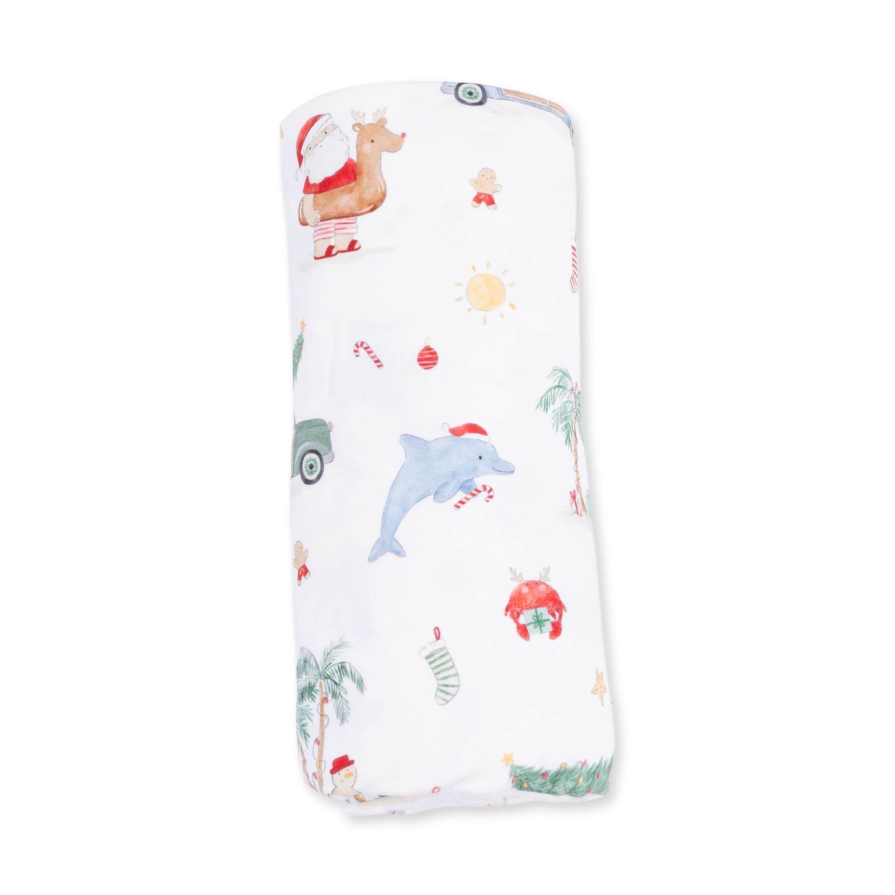 Beach Christmas - Swaddle Blanket by Angel Dear