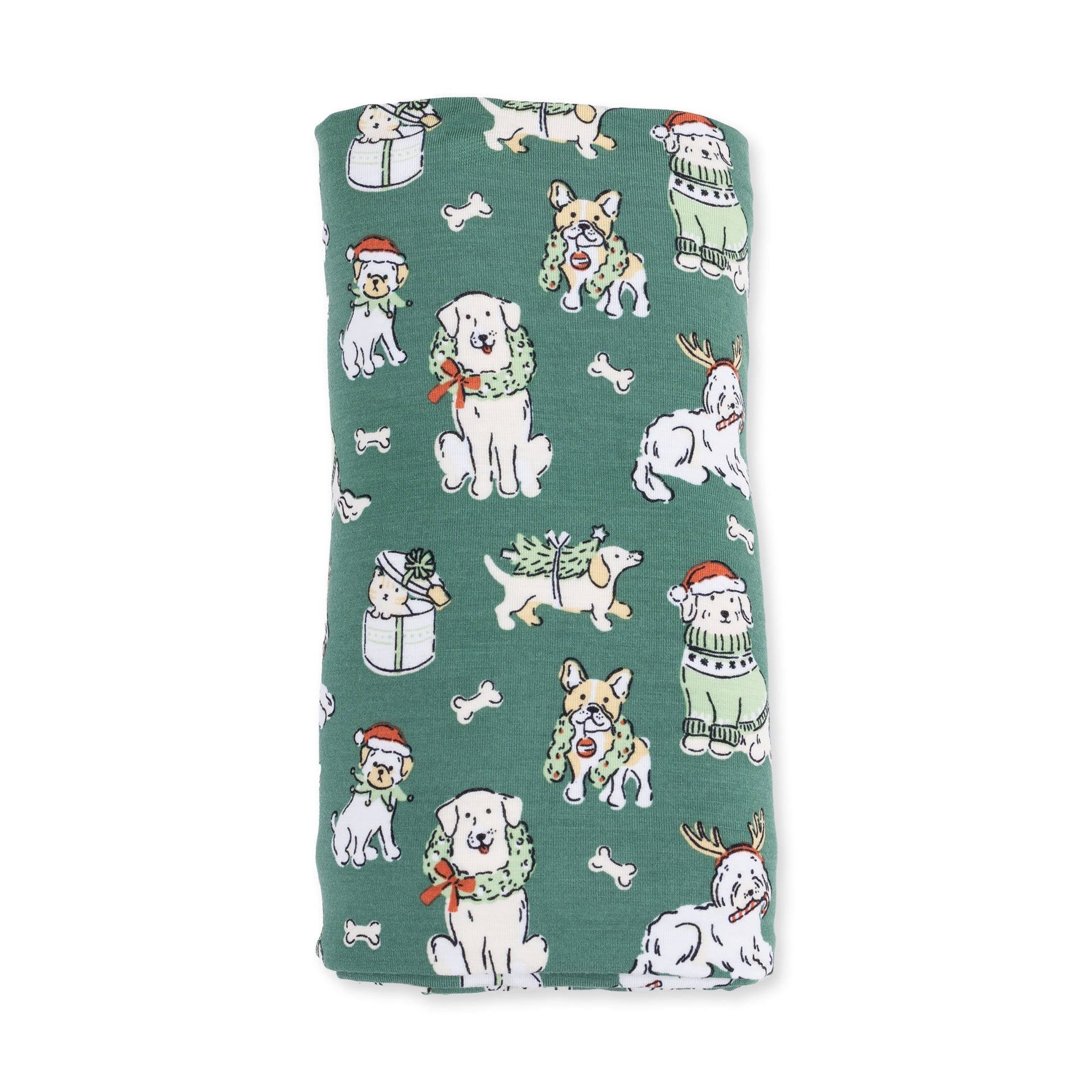 Christmas Dogs Uni - Swaddle Blanket by Angel Dear