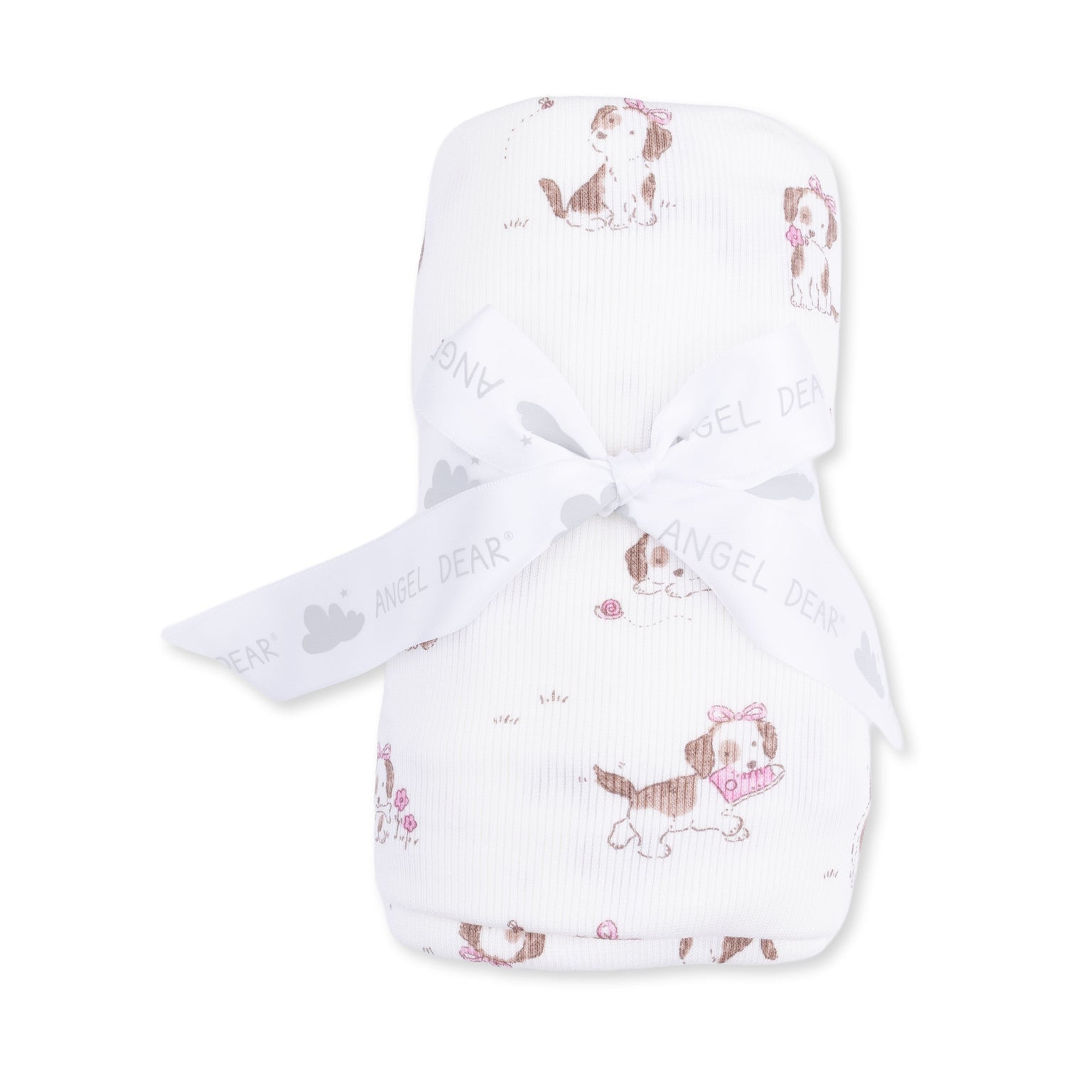 Explorer Puppy Pink - Swaddle Blanket by Angel Dear (view 2 of 3)