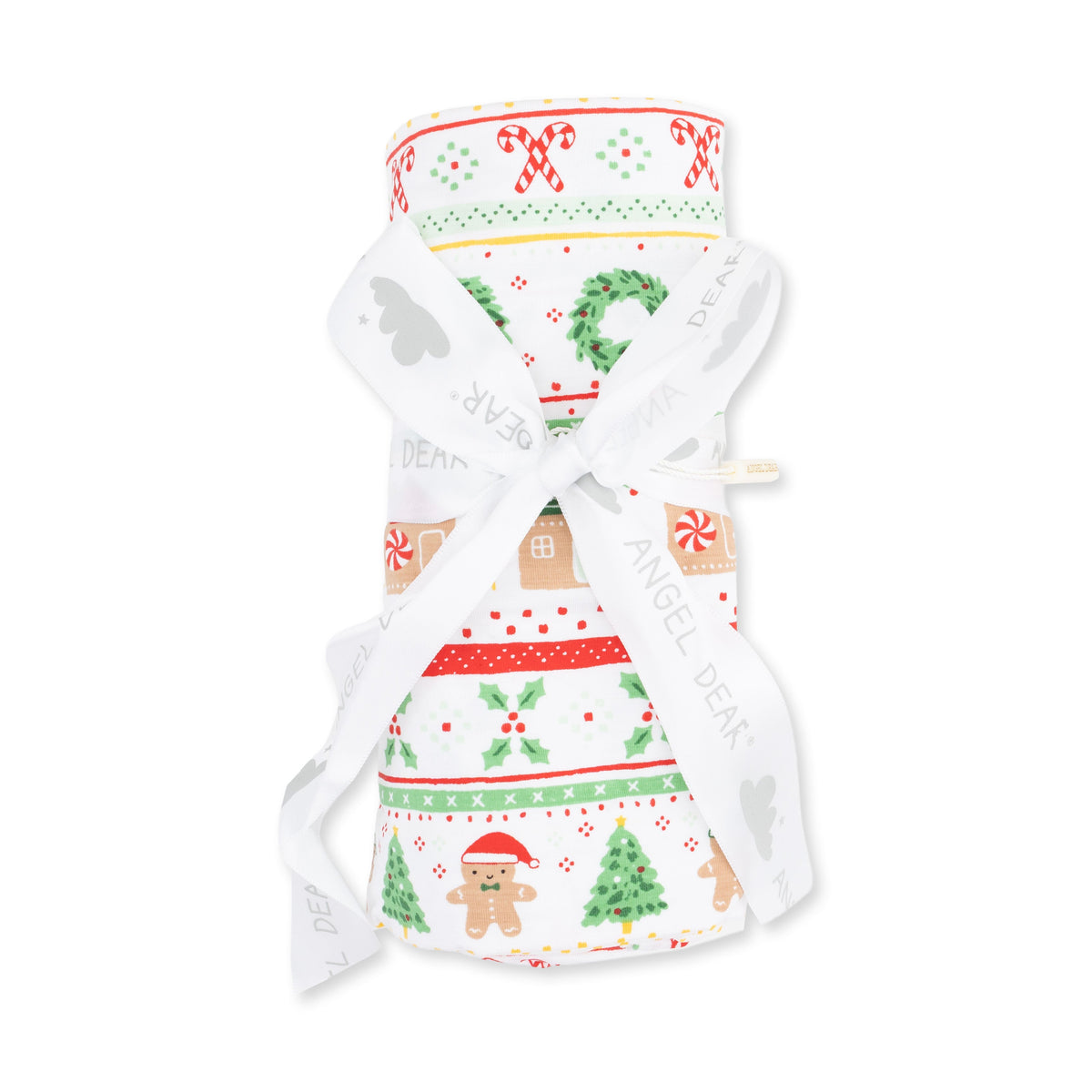 Gingerbread Fair Isle Uni - Swaddle Blanket by Angel Dear
