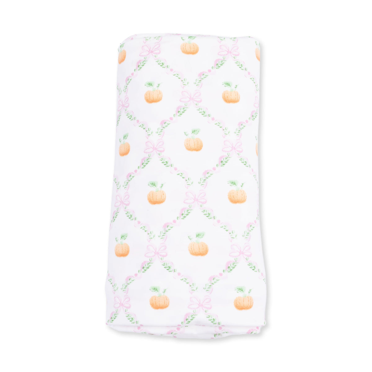 Pretty Pumpkin Trellis - Swaddle Blanket by Angel Dear