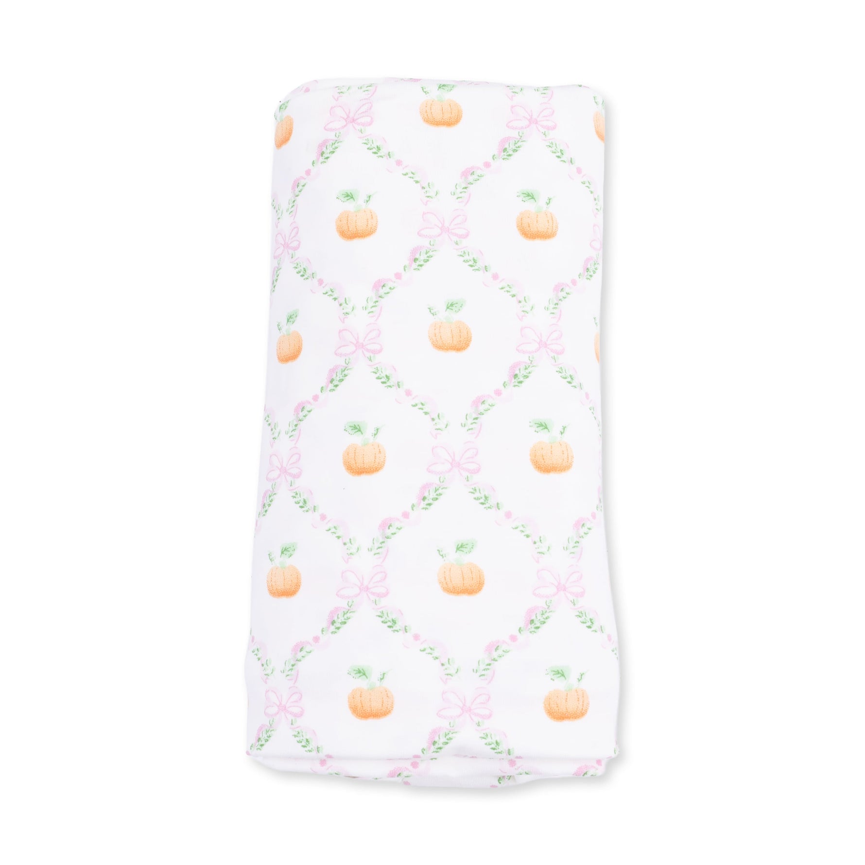 Pretty Pumpkin Trellis - Swaddle Blanket by Angel Dear