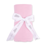 Solid Candy Pink - Swaddle Blanket by Angel Dear (view 2 of 3)