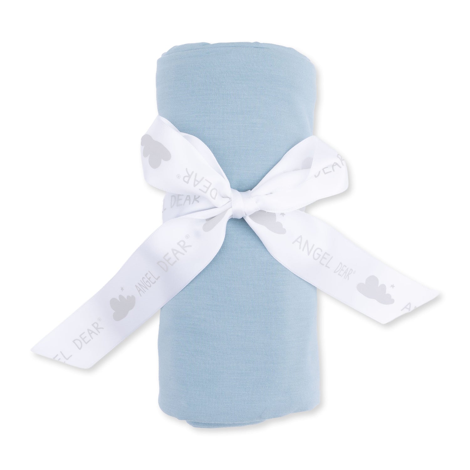 Solid Stone Blue - Swaddle Blanket by Angel Dear (view 2 of 3)