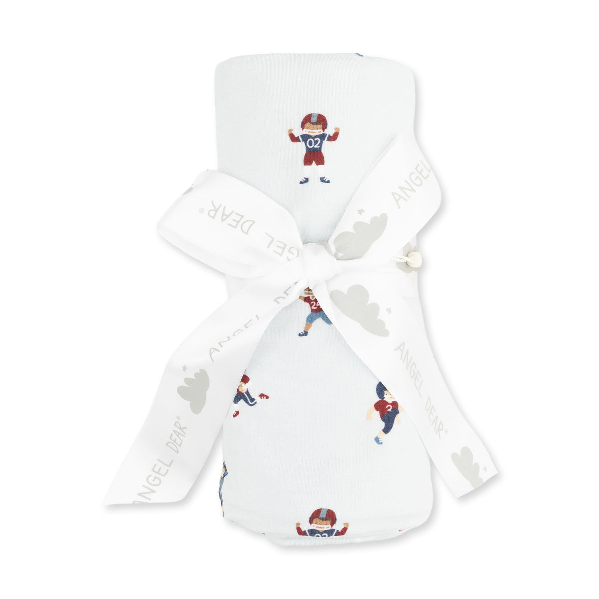 Tiny Footballers - Swaddle Blanket by Angel Dear (view 2 of 3)