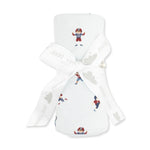 Tiny Footballers - Swaddle Blanket by Angel Dear (view 2 of 3)