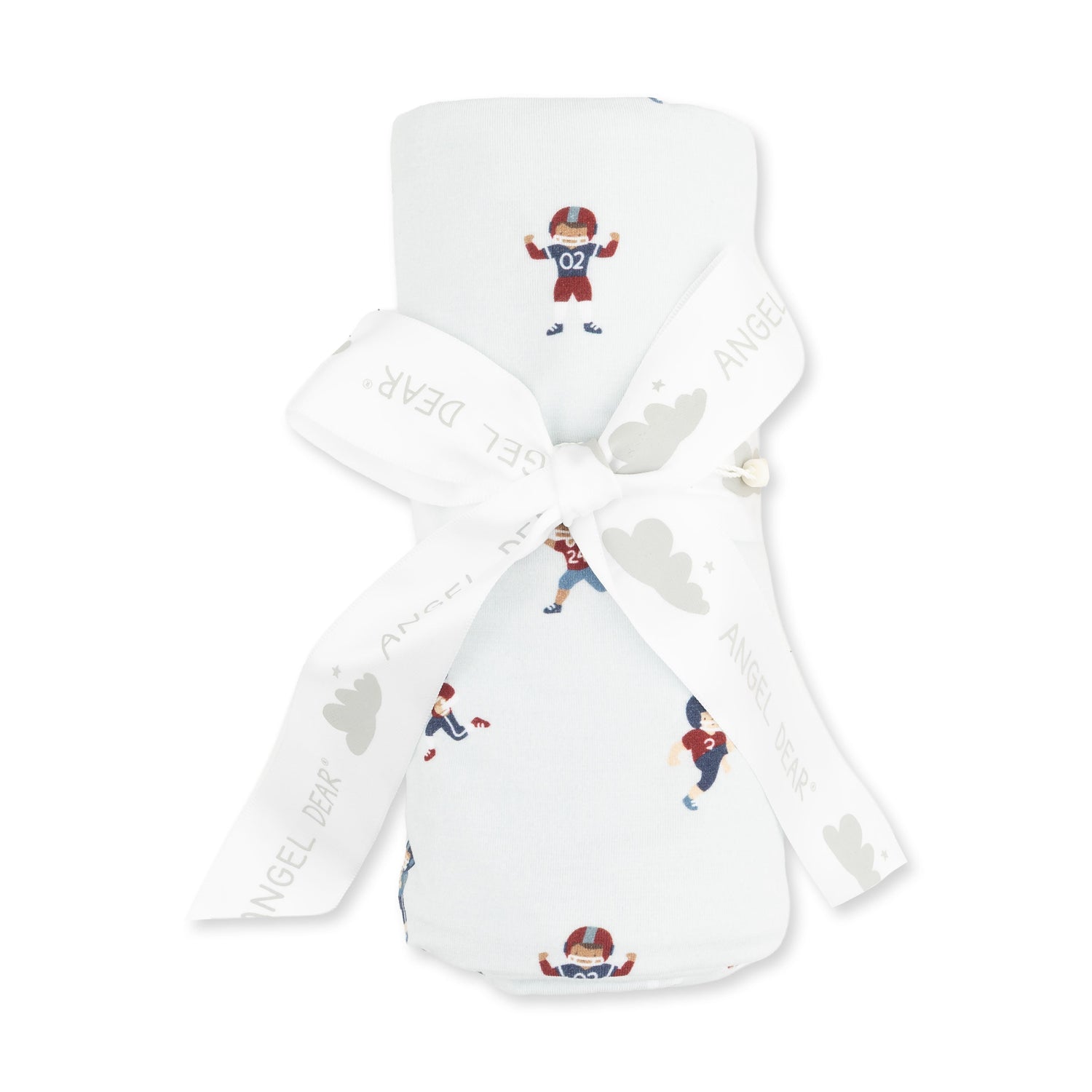 Tiny Footballers - Swaddle Blanket by Angel Dear (view 2 of 3)