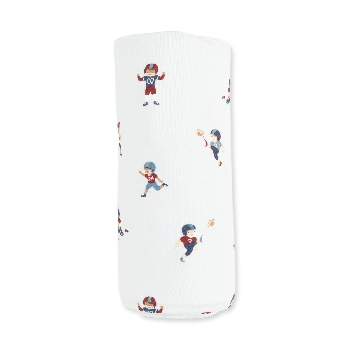 Tiny Footballers - Swaddle Blanket by Angel Dear (view 3 of 3)