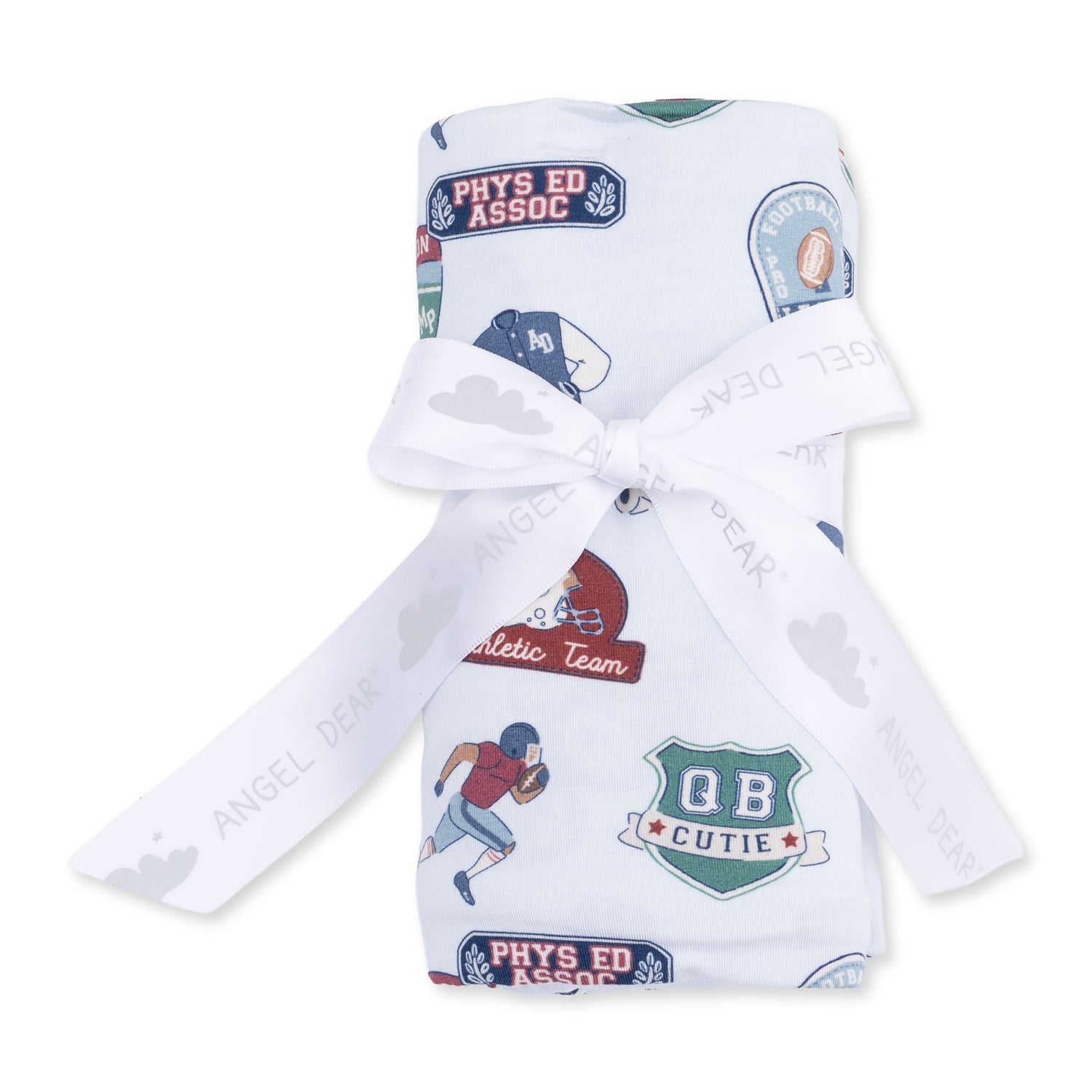 Football Patches - Swaddle Blanket