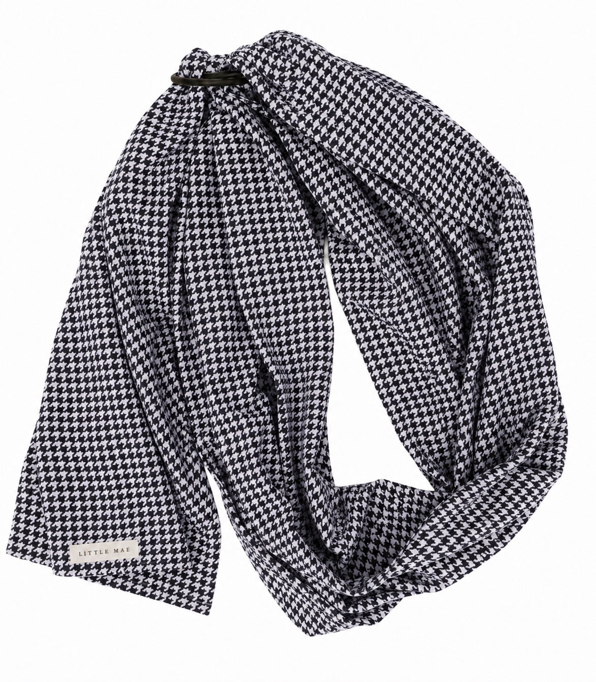 Black White Houndstooth Sling Carrier by Little Mae & Co