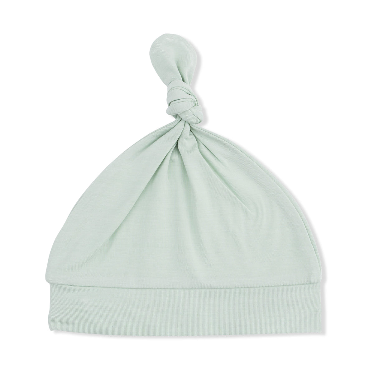 Solid Milky Green - Knotted Hat by Angel Dear
