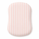 Pink White Stripe Baby Lounger Cover by Little Mae & Co