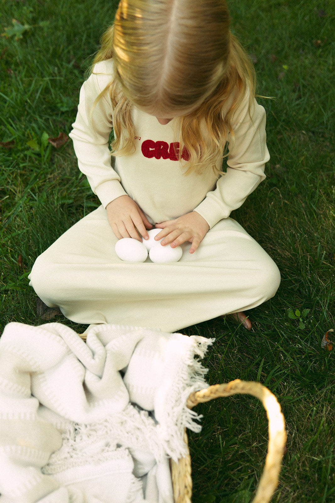Kids Athletic Nightgown Stone Long Sleeve Sleepwear by Crew Kids NY at Everetts Place