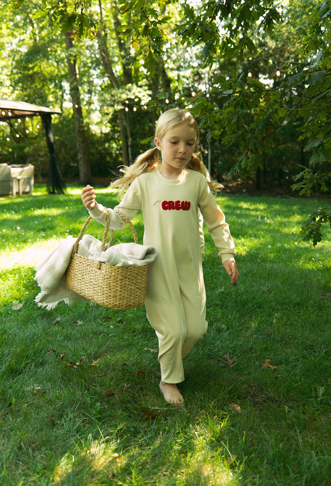 Kids Athletic Nightgown Stone Long Sleeve Sleepwear