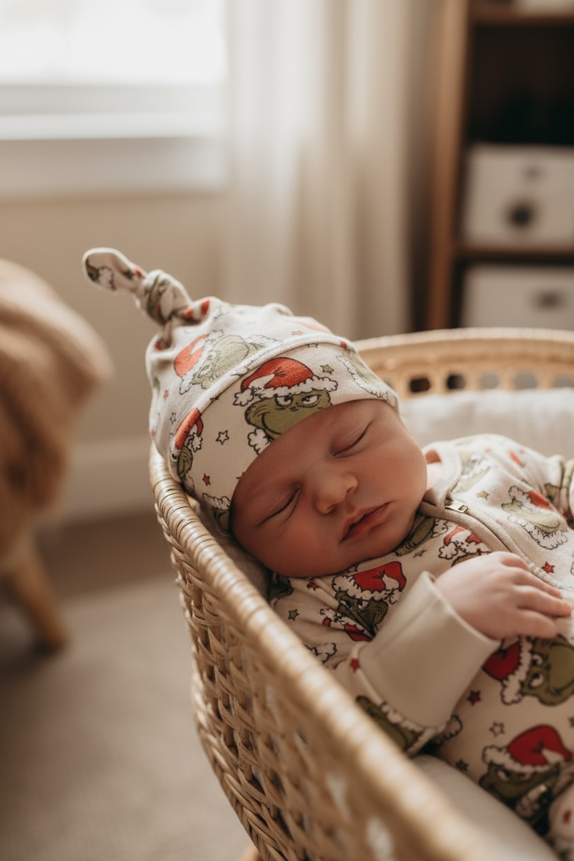 Grinchy Cheer (Convertible Zip Footies)