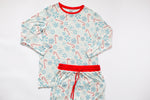 My First Candy Cane: Mens 2 Piece Mens Bamboo Pajamas by Rayn’s Tiny Stitches