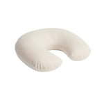 Close-up of a soft, organic coco waffle knit nursing pillow cover from Little Mae & Co, ready for comfort.