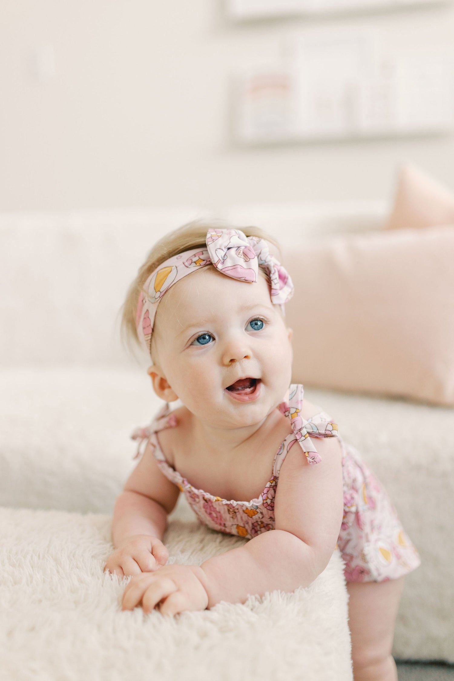 Exclusive Print Bamboo Viscose Hair Bow