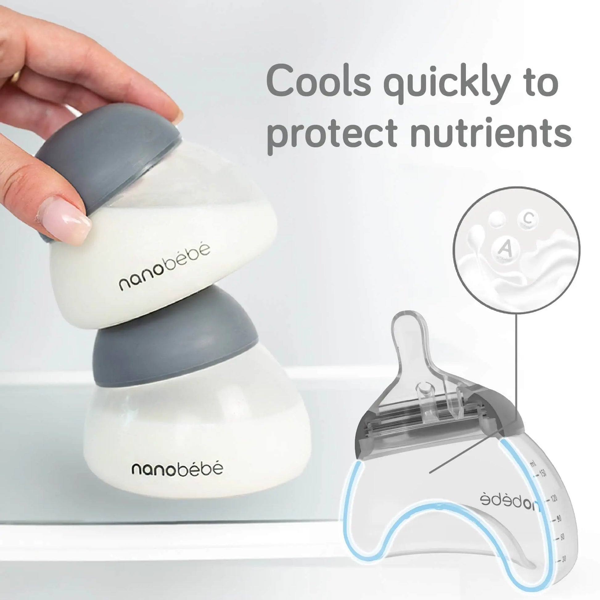 Breastmilk Bottle Starter Set Nanobébé