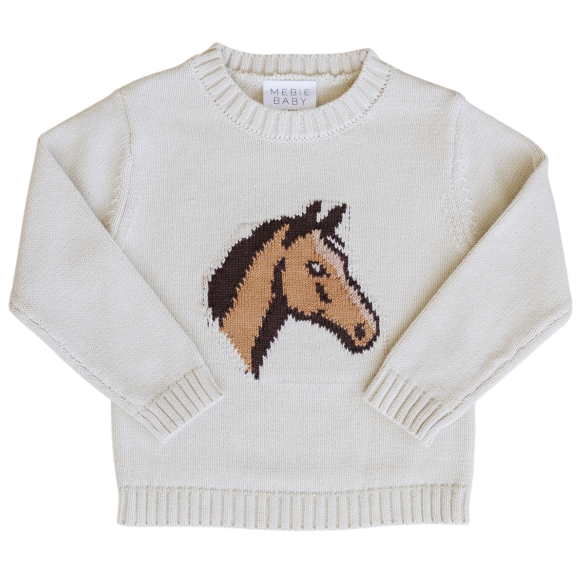 Horse Knit Sweater by Mebie Baby