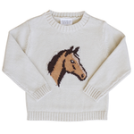 Horse Knit Sweater by Mebie Baby