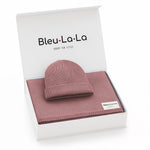 Bleu La La Luxe Collection 100 Percent Organic Cotton Luxury Knit Baby Blanket - Baby & Toddler > Baby Gift Sets