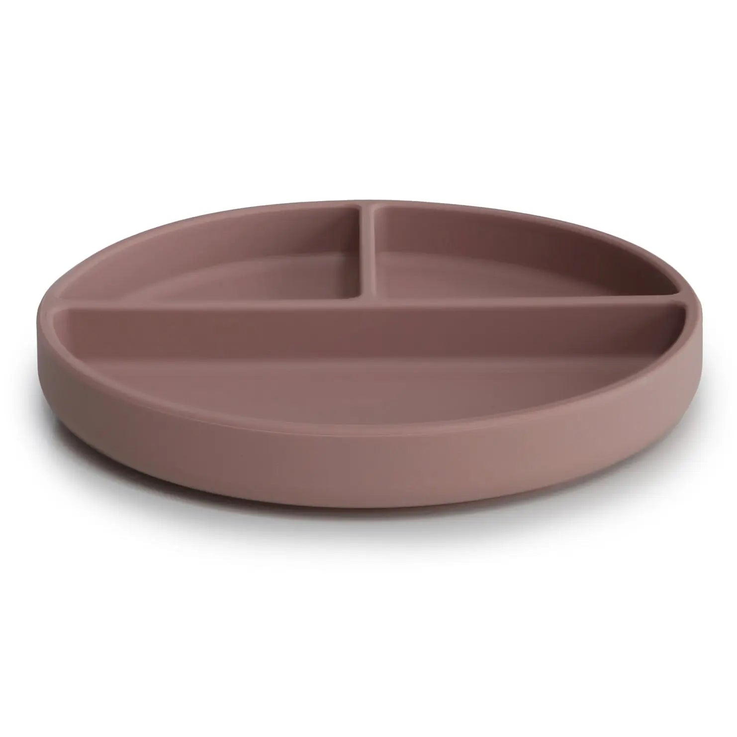 Silicone Suction Plate for Babies Food Grade Safe Design Minimizes Spills Mushie