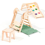 4in1 Montessori Climbing Set for Toddlers Pikler Triangle Arch Slide Board and Cushion Ages 1 to 3 Goodevas Everetts Place: Online Boutique 179.00