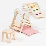 4in1 Montessori Climbing Set for Toddlers Pikler Triangle Arch Slide Board and Cushion Ages 1 to 3 Goodevas Everetts Place: Online Boutique 199.00