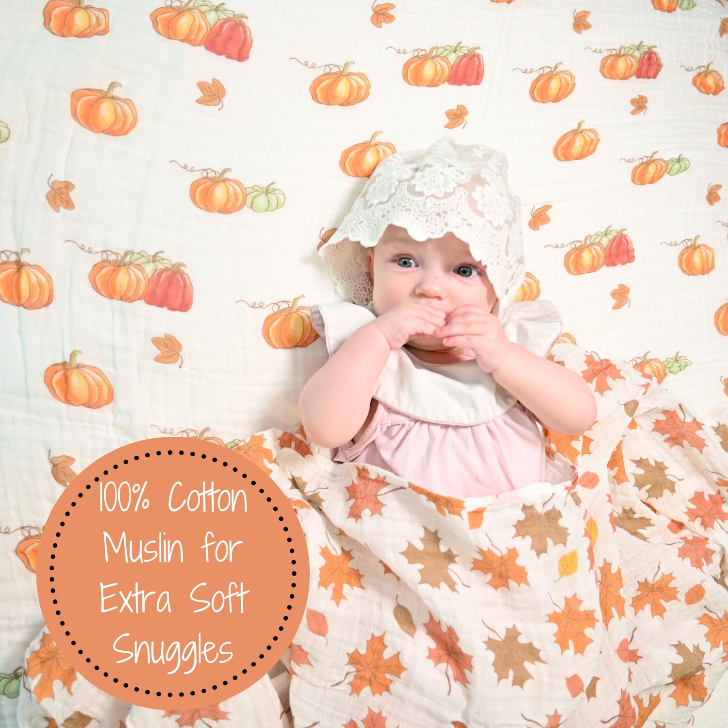Pumpkin Patch Swaddle Blankets