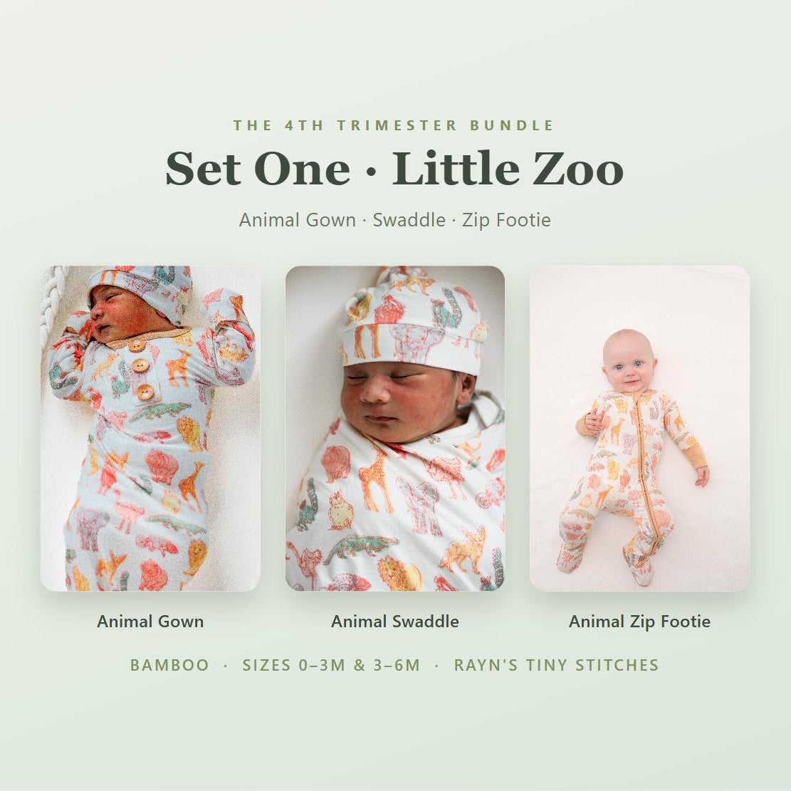4th Trimester Bundle by Rayn’s Tiny Stitches