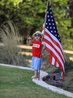 Rylee Faith Designs 4th of july Flag Embroidery Smocking Boys SetEveretts Place