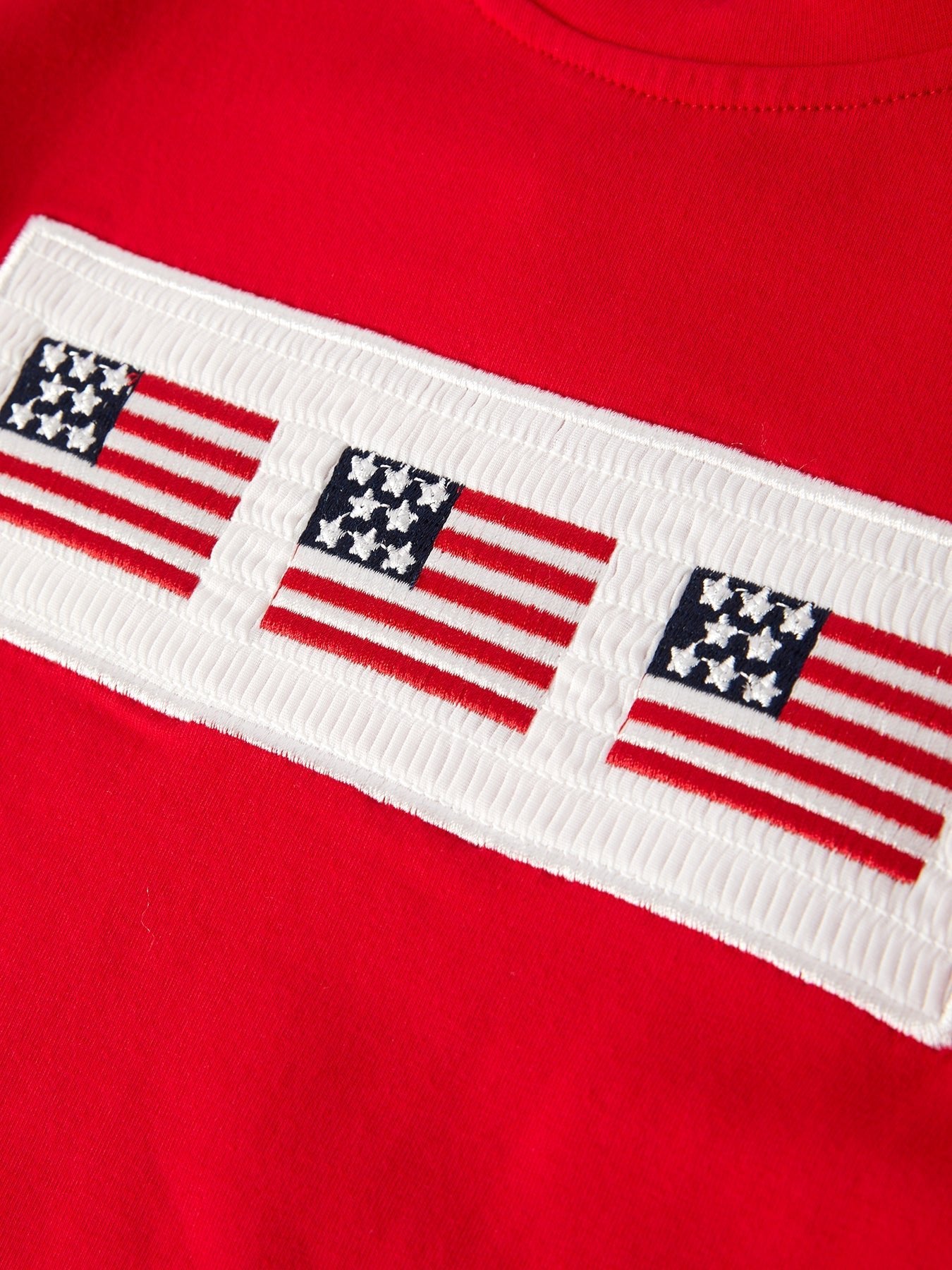 Rylee Faith Designs 4th of july Flag Embroidery Smocking Boys SetEveretts Place