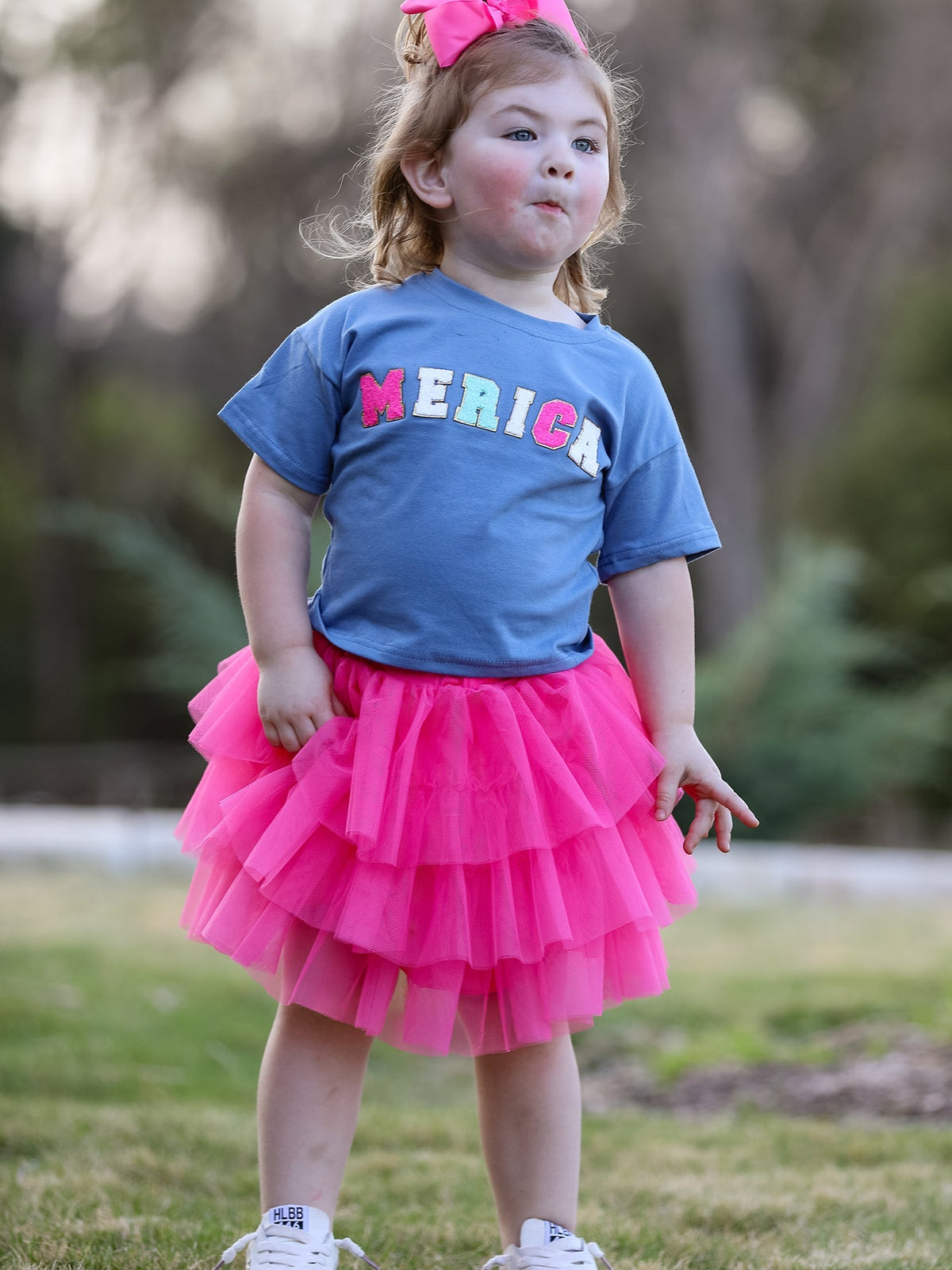 4th of july  “MERICA”Top Girls Gauze Skirt - Baby & Toddler Clothing, Pink, Tutu, Child, Ruffle | Everetts Place