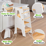 Toddler Tower - Adjustable Kitchen Stool Helper by Ocodile.com