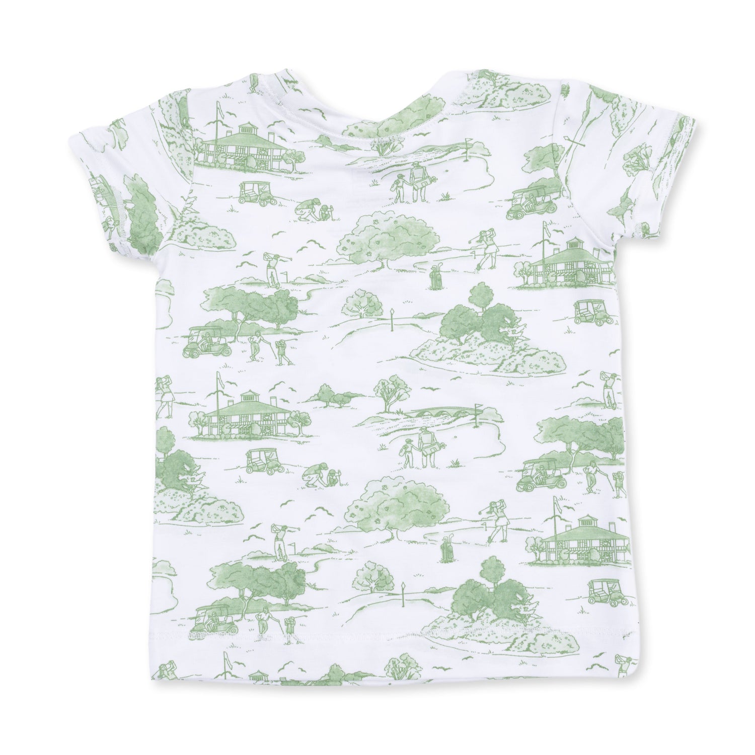 Golf Toile Green - Loungewear Short Set