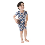 Football Patchwork - Loungewear Short Set by Angel Dear